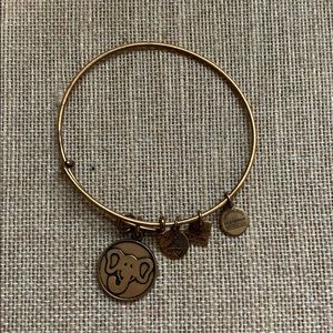 Alexi & Ani Elephant gold bracelet